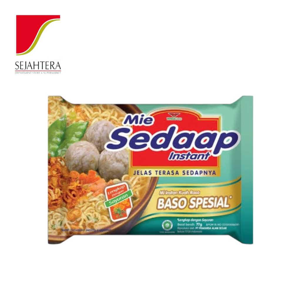 

Mie Sedaap Baso Spesial 77g – Mi Instan Kuah Rasa Bakso Gurih & Lezat