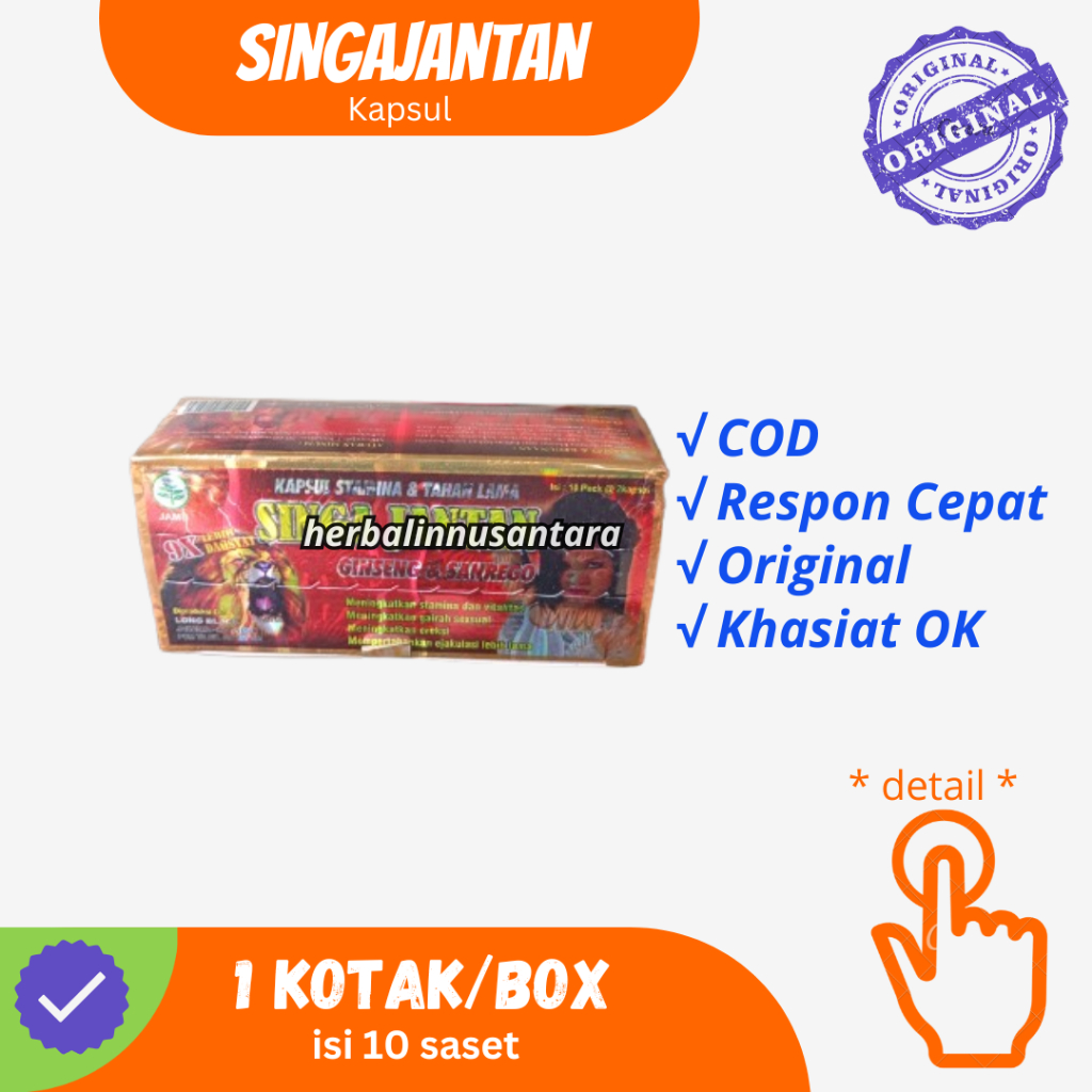 

COD || SINGA JANTAN || KAPSUL BESAR