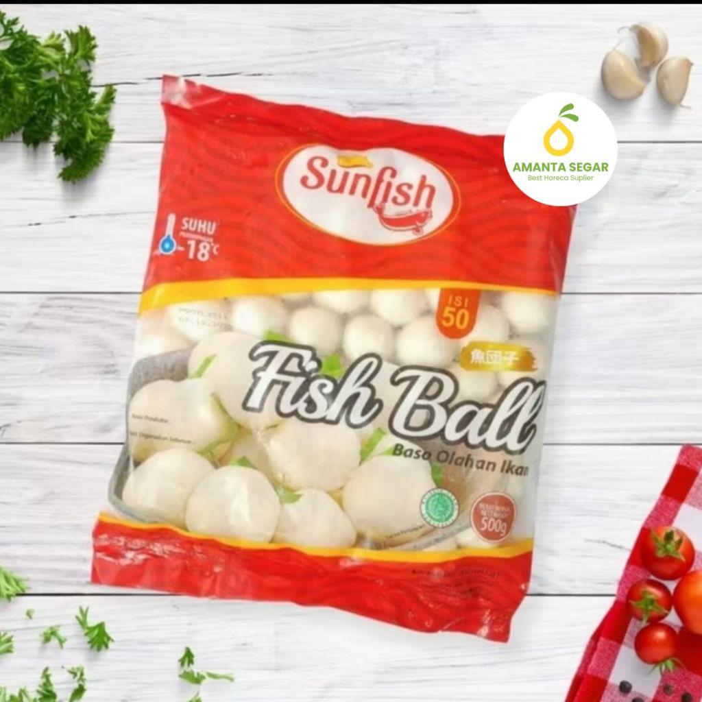 

Sunfish Fish Ball Bakso Olahan Ikan Bakso Ikan isi 50 Butir 500gr