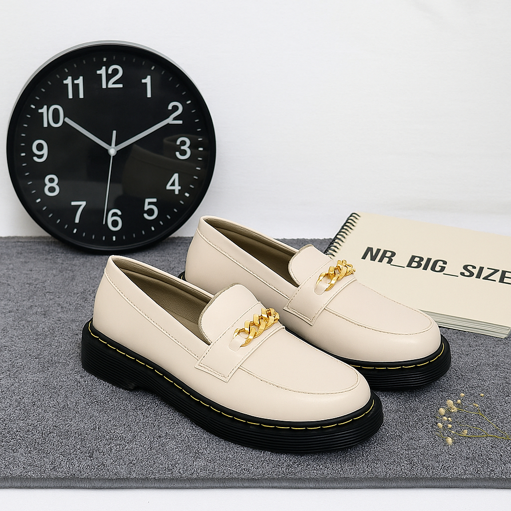 NR_Big_Size Sepatu Docmart Wanita Fashion Style Kekinian Terbaru Size Jumbo 40-45