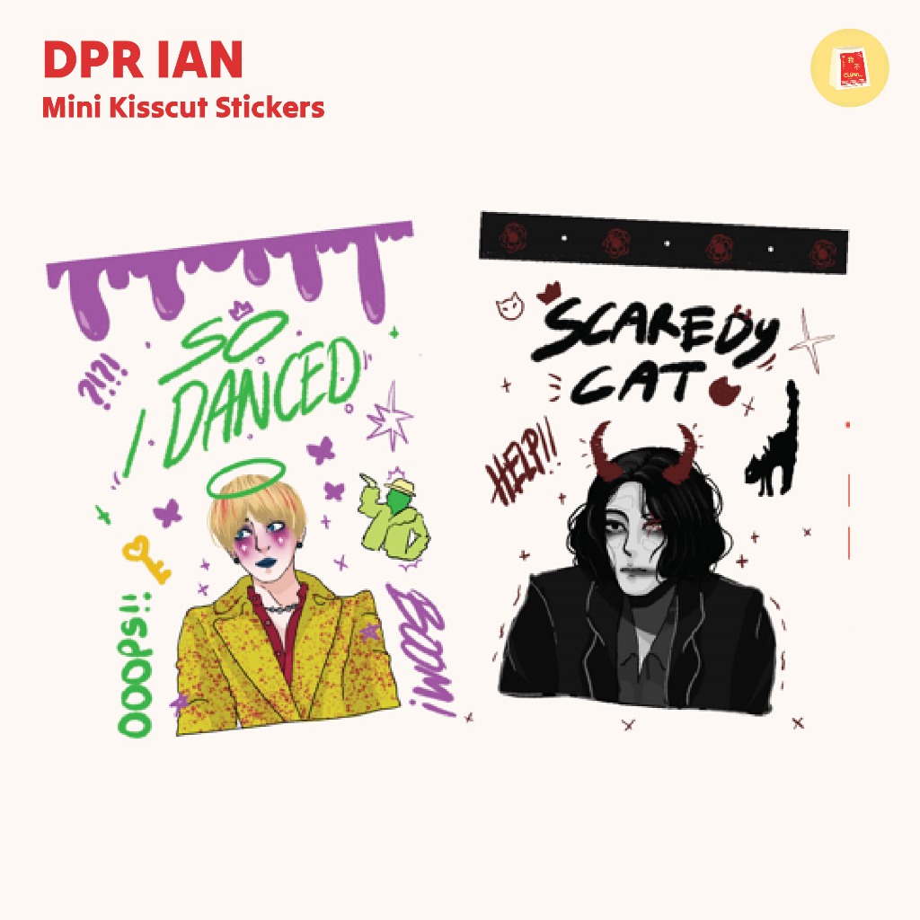 

[CILINN] DPR IAN Transparent Mini Kisscut Stickers