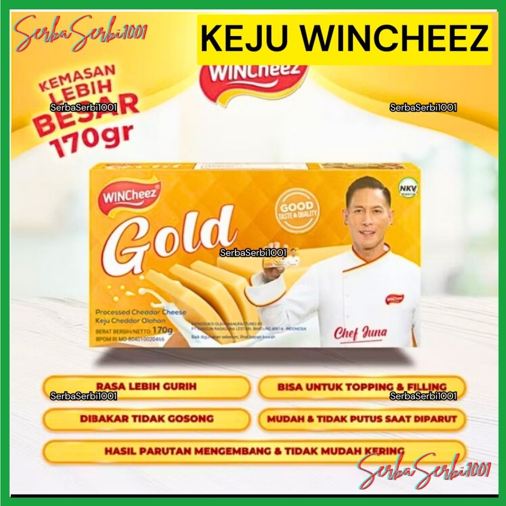 

BLOK KEJU WINCHEEZ GOLD 170GR / CHEESE BLOCK