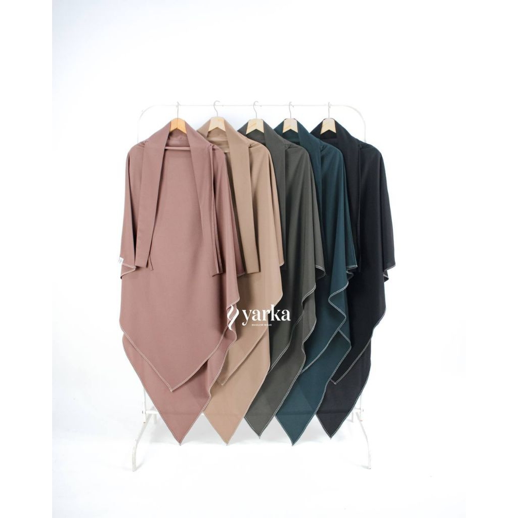 FRENCH KHIMAR SABIRA STITCH MARBELLA SILK ANTI UV YARKA INDONESIA