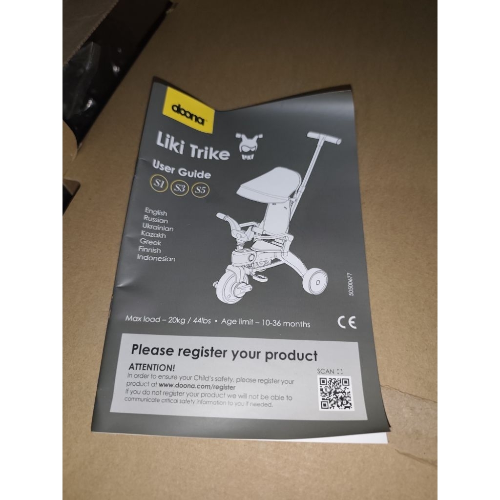 Sepeda Doona Liki Trike S3 preloved