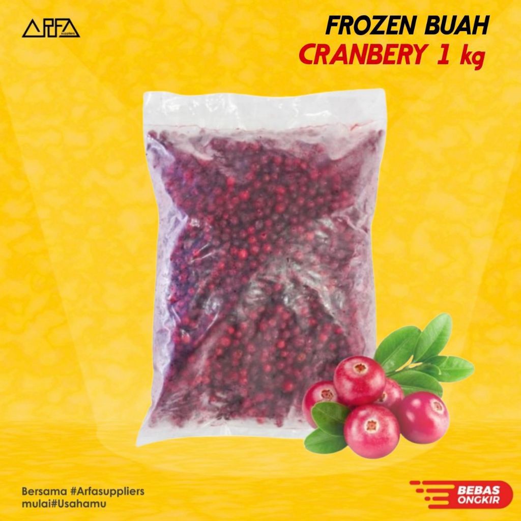 

1kg Frozen Buah Cranberry