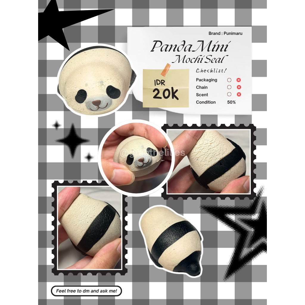 [@litathaa_ ] Panda Mini Mochi Seal
