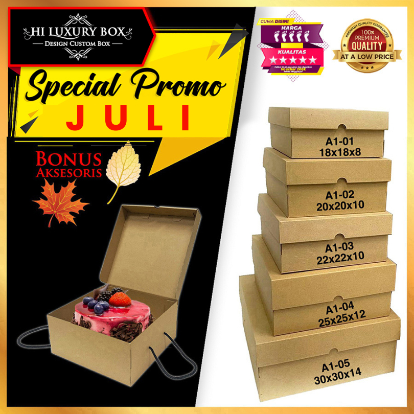 

Kotak Kue|Cake|Kado|Hampers|Murah|Serbaguna|Dus|Box|Packaging|