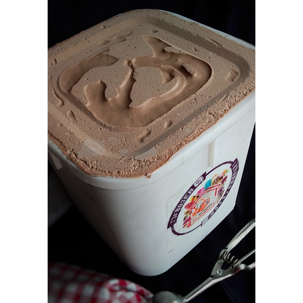 

Paket mini bubuk ice cream/bubuk es krim lengkap cokelat