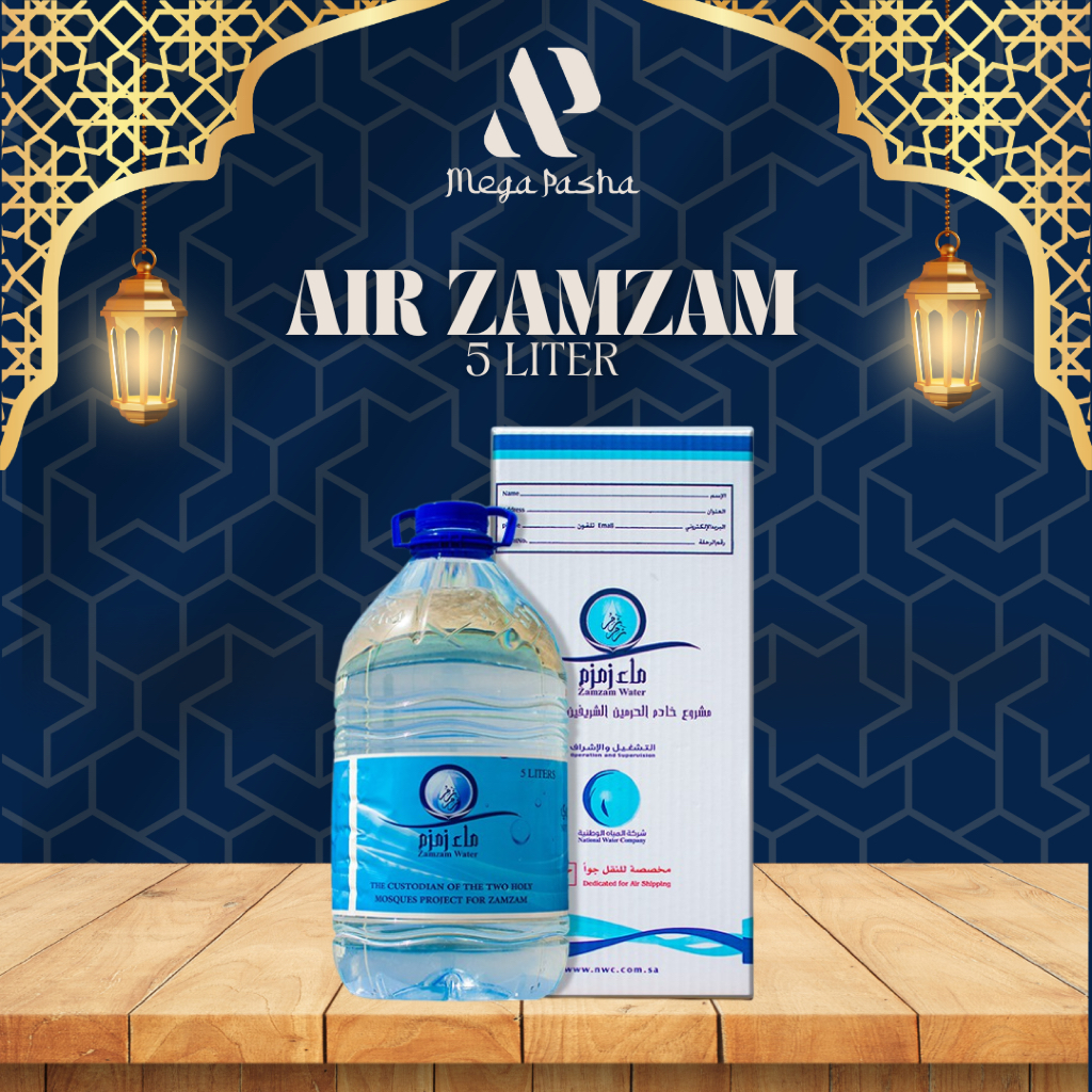 

Air Zamzam Kemasan Galon 5 Liter Zamzam Water Asli Mekah / Galon 5 Liter - Megapasha