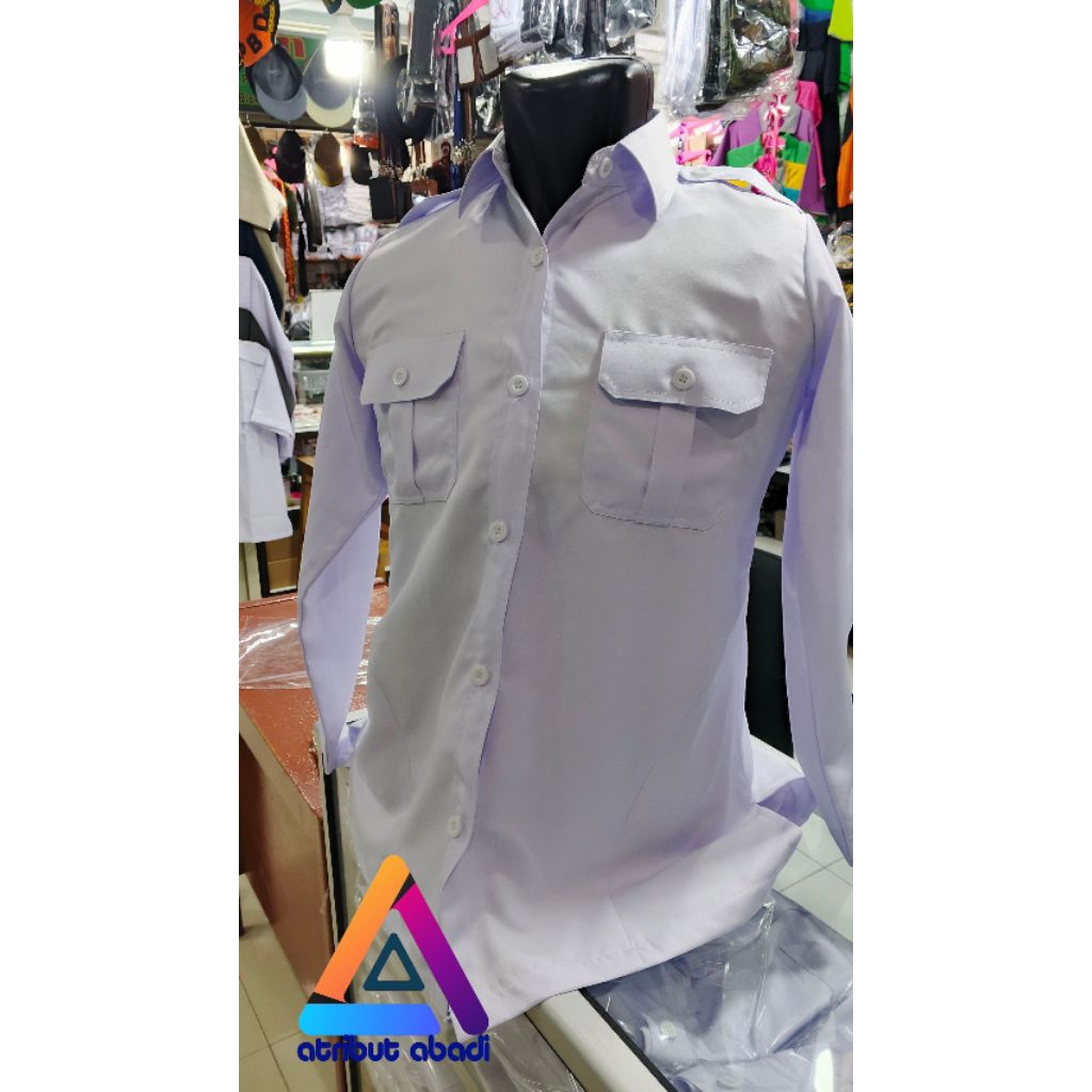 seragam putih pdh wanita