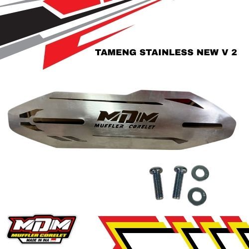 MDM RACING MUFFLER Tameng Stainless New V2 MDM