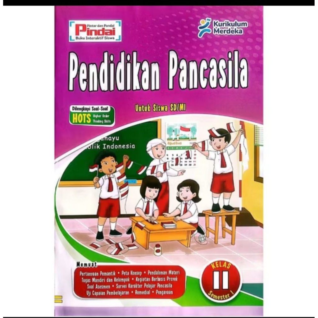 lks pendidikan pancasila kelas 2sd semester 1 kumer