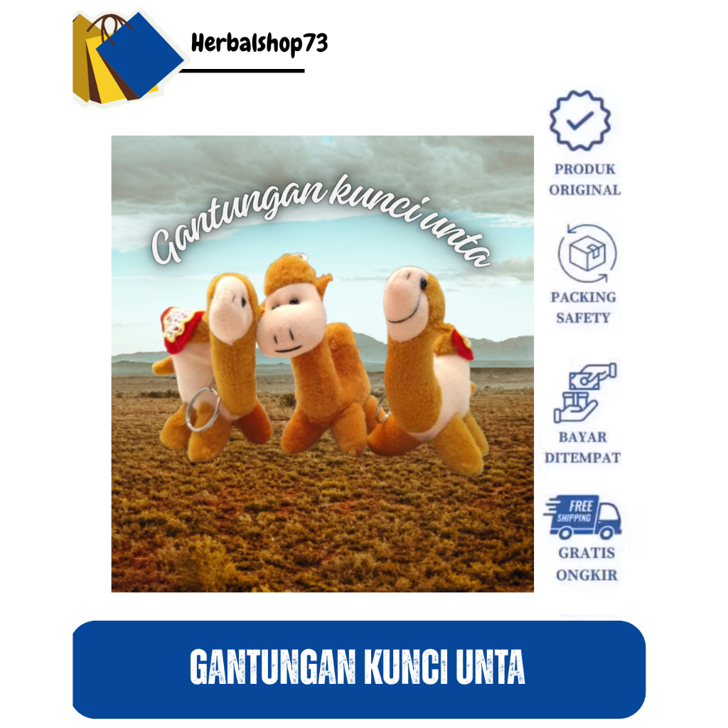 GANTUNGAN KUNCI UNTA OLEH-OLEH HAJI | OLEH OLEH KHAS TANAH SUCI | GANTUNGAN KUNCI