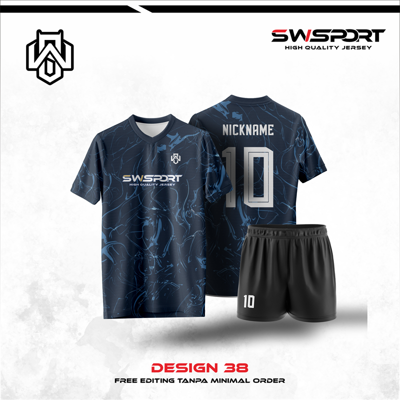 Jersey Futsal Custom Jersey Bola Custom Nama Baju Futsal Custom Nama Nomor Logo Sponsor Full Printin