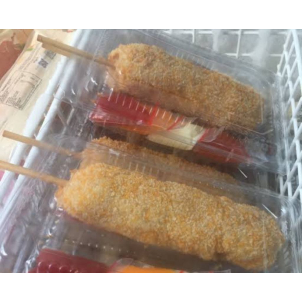 

Corndog Mozzarella Jumbo Frozen Isi 2pcs