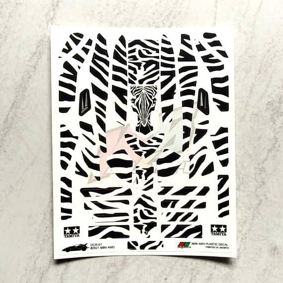 

Stiker DCR-01 - Zebra - Body Putih - Vinnyl Lam. Glossy