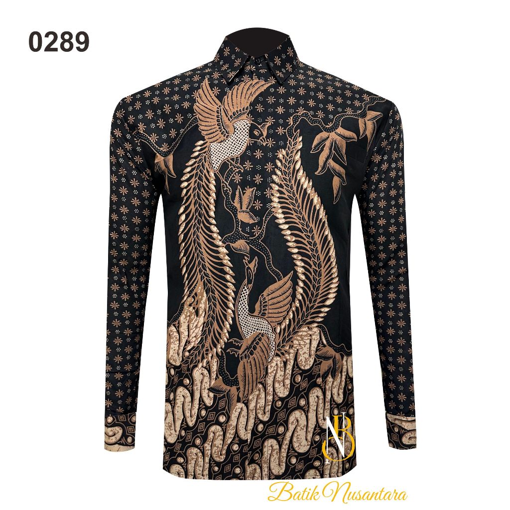 

Batik Nusantara Indonesia Kemeja Batik Slimfit Lapis Furing 0289 / Batik Pria