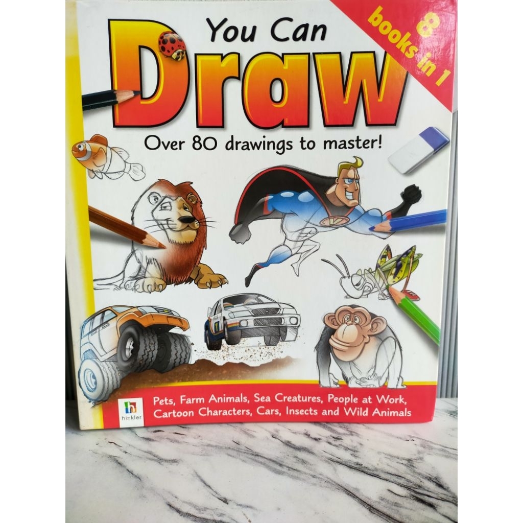 

Buku Anak You Can Draw 8 Book In 1 Original