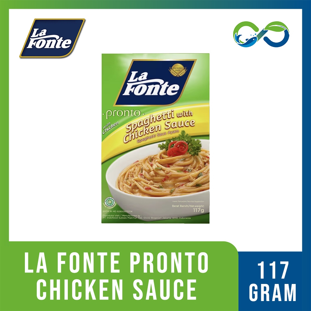 

[AquaEcoFarm] La Fonte Pronto Spaghetti Saus Ayam – 117g | Praktis & Lezat | Bandung
