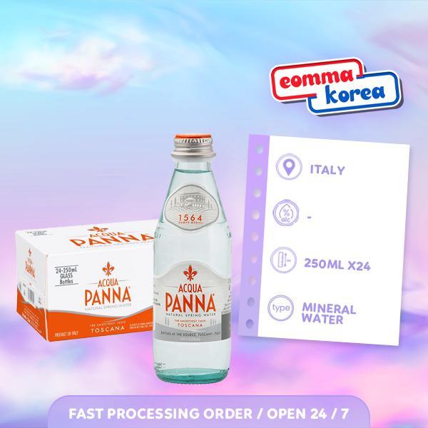 

Acqua Panna Natural Mineral Water 250ml [ Dus isi 24 botol ] Khusus JNE Trucking + Termasuk Packing Kayu