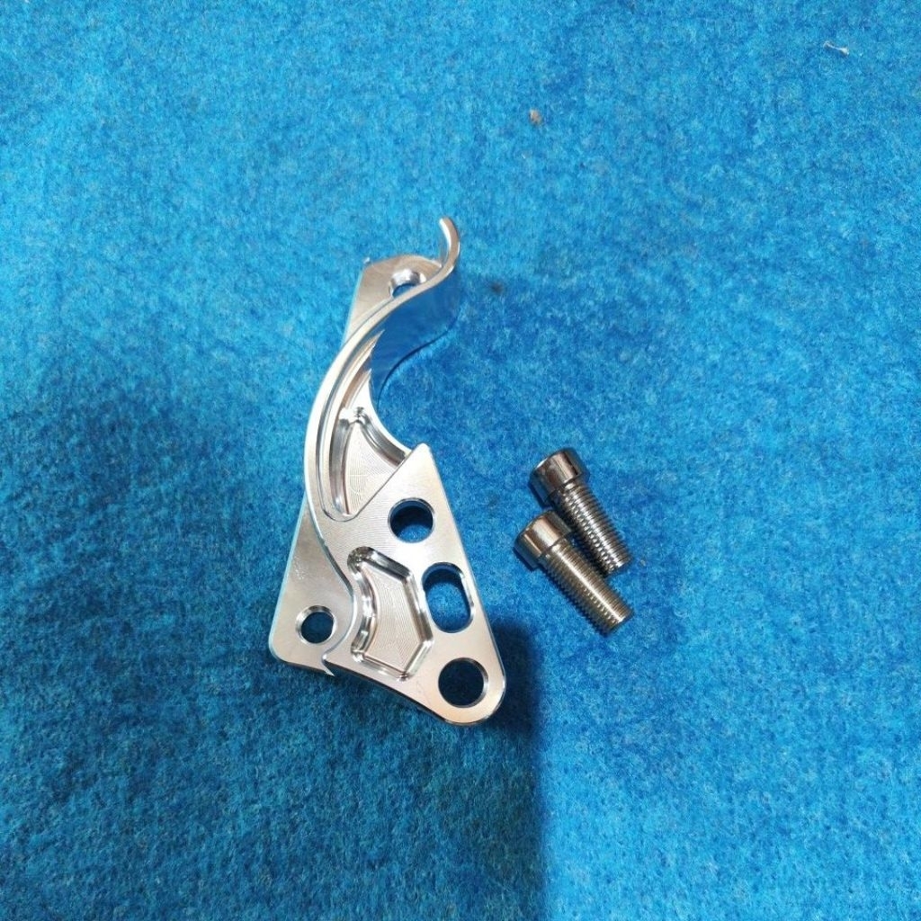 breket kaliper 4p disc 260/ 220mm buat Mio smile/soul/Xeon/Mio j/m3/fino/x ride 115ke Shok standar  