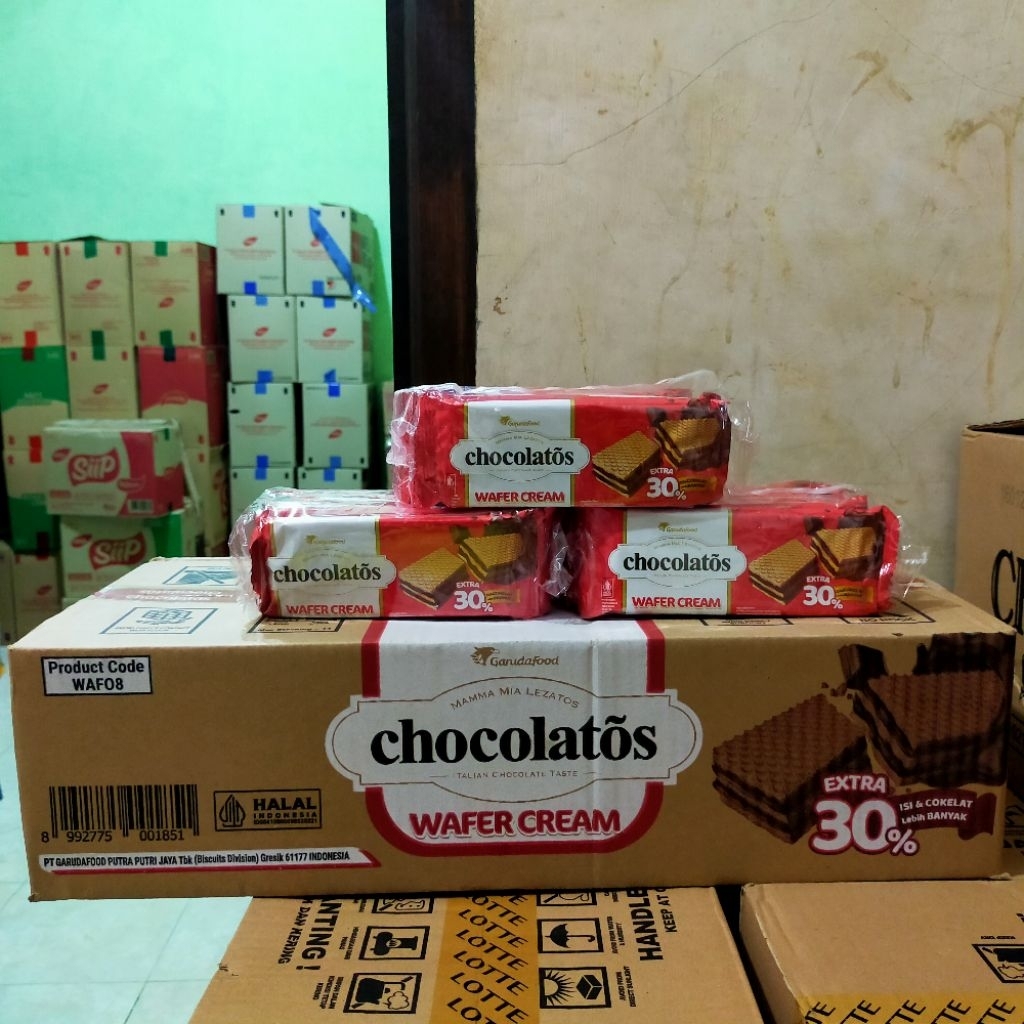

Chocolatos wafer isi 12x10