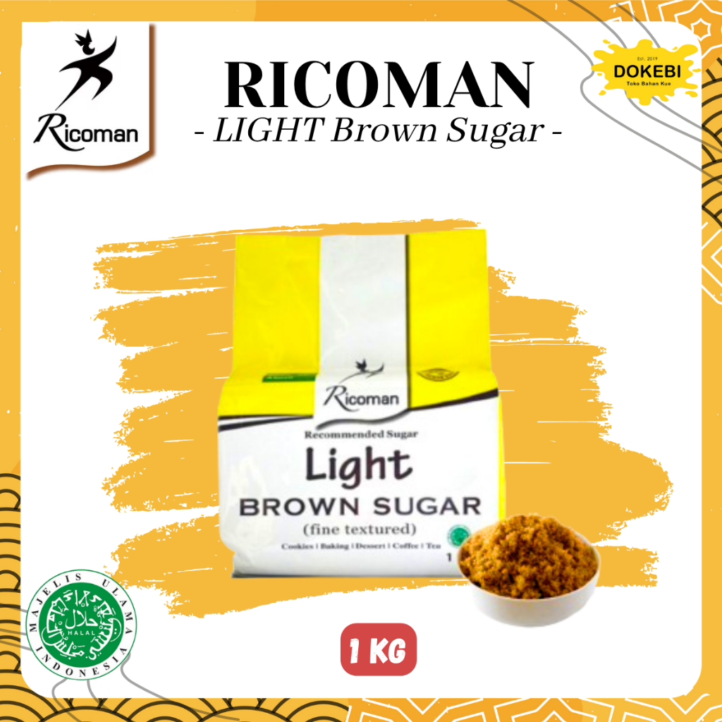 

Ricoman Light Brown Sugar 1KG