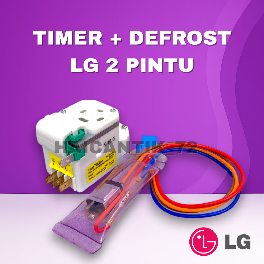 TIMER DEFROST KULKAS LG 2 PINTU – PENGATUR OTOMATIS PEMBEKU & PENCAIR ES ORIGINAL