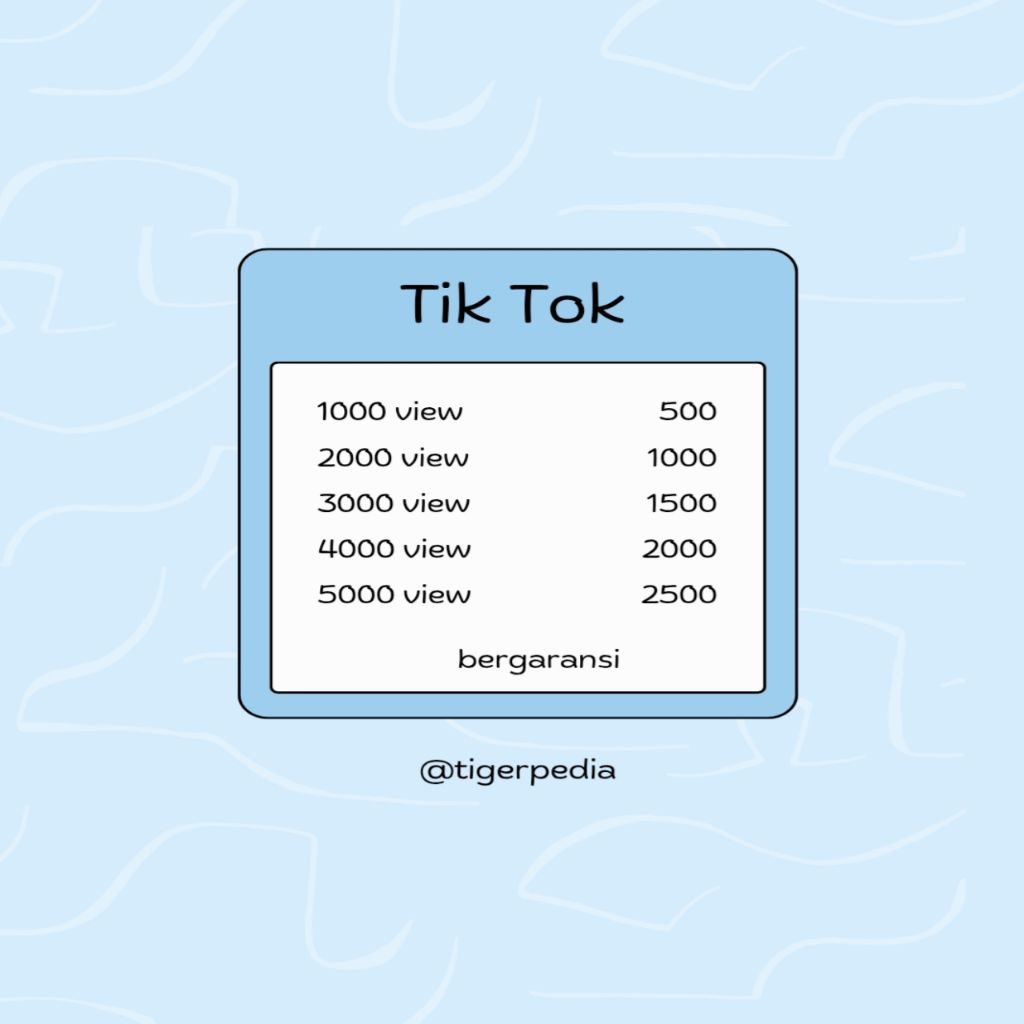 View Tiktok Murah Permanen Fast Proses / View Tiktok