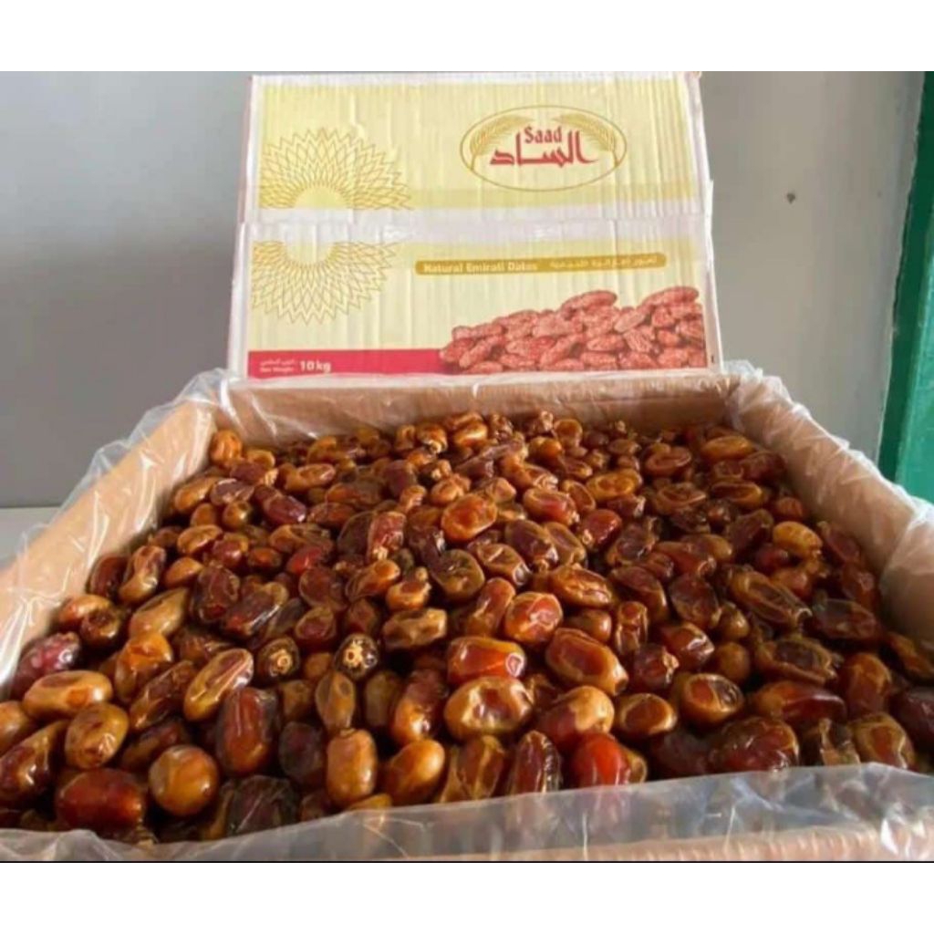 

kurma khalas saad super 10kg dus/oleh oleh haji dan umroh