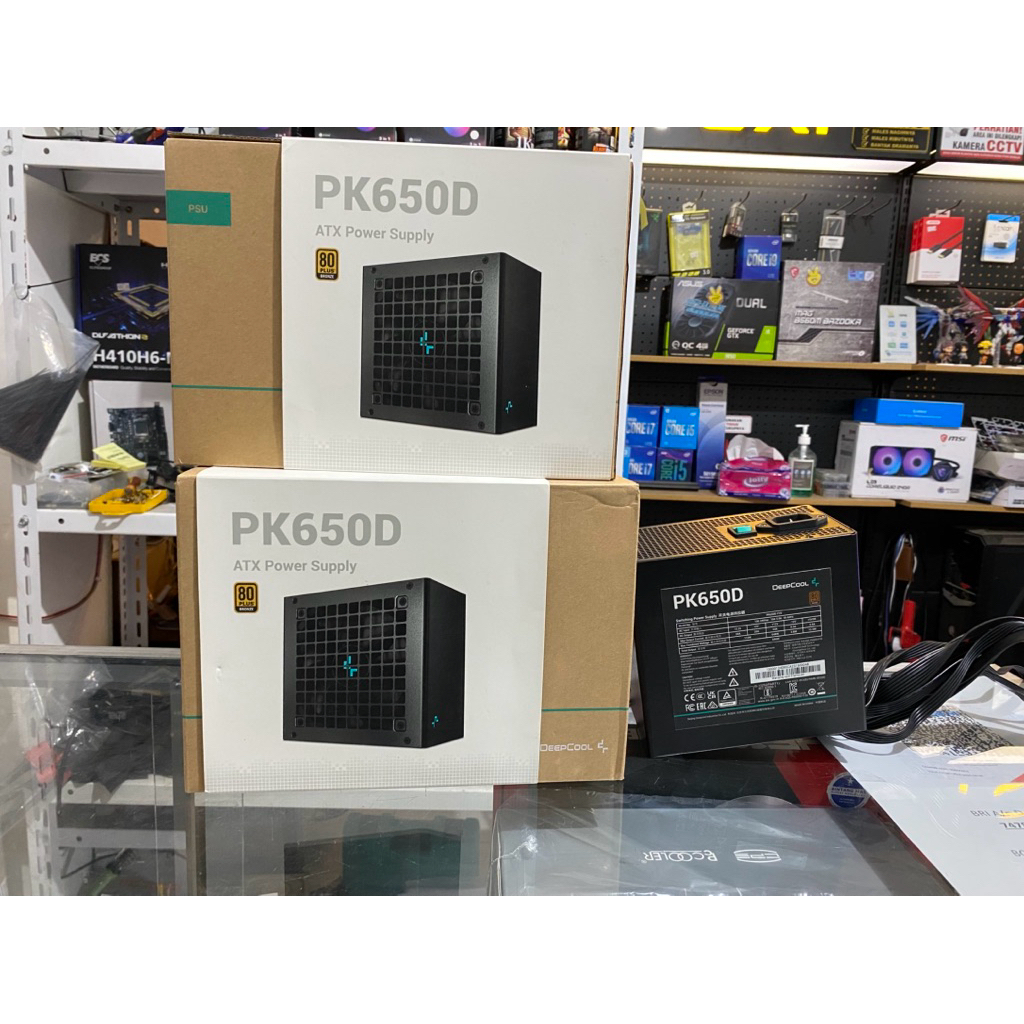 Power Supply DEEPCOOL PK650D 80 Plus Bronze 650 Watt All Flat Cable / 650 Watt