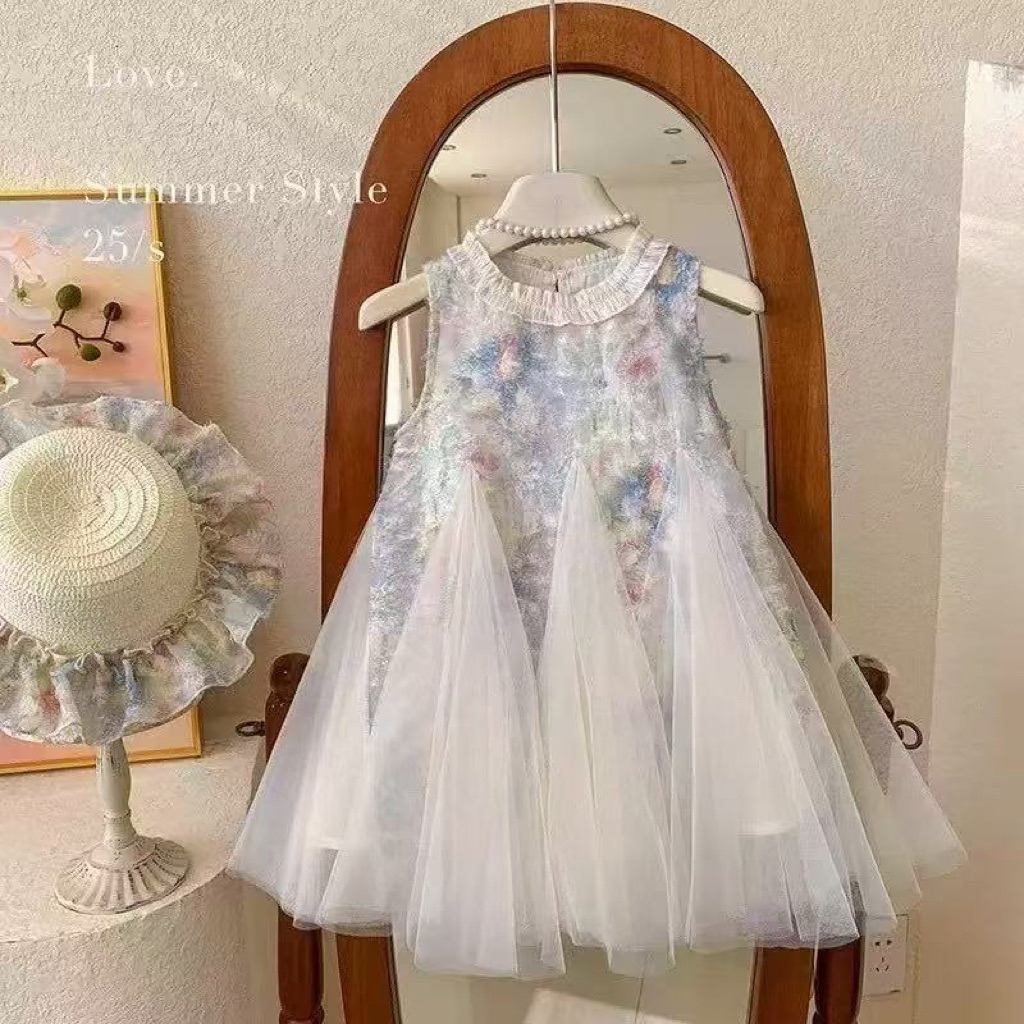 size 4-6 th / PREMIUM Dress Anak perempuan Import  / Dress smoke anak perempuan