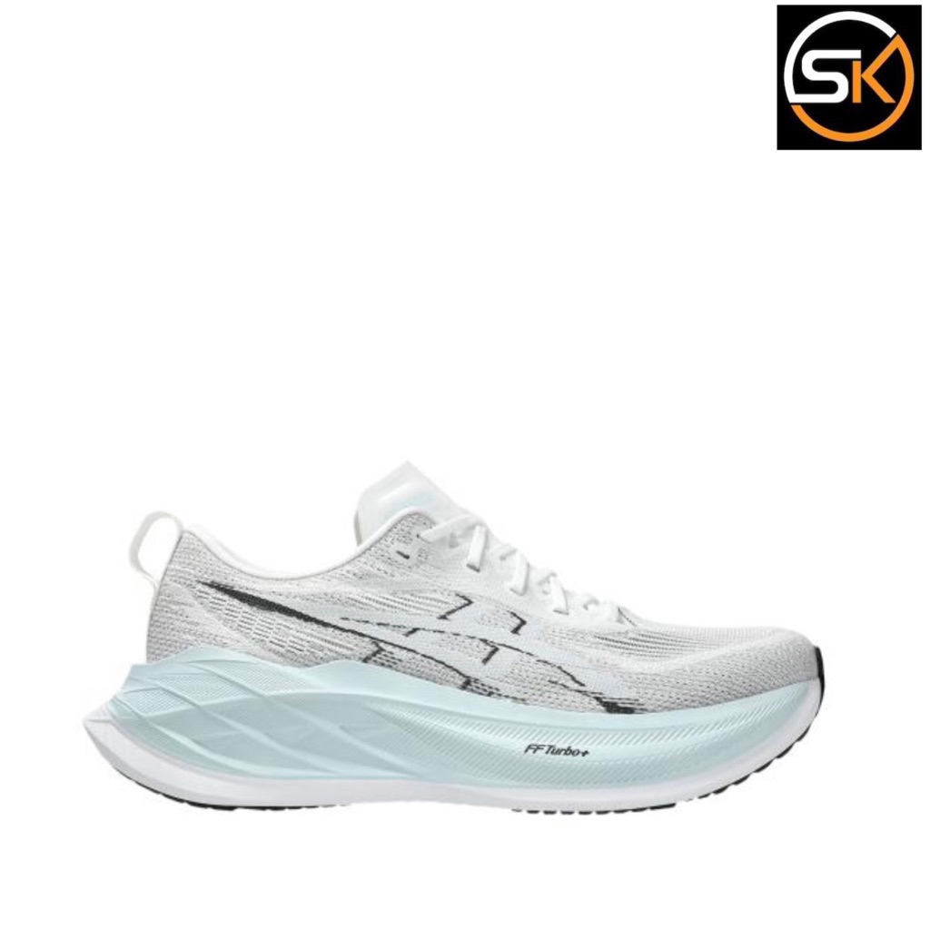 Sepatu Running Asics Novablast 2 White Cool Grey
