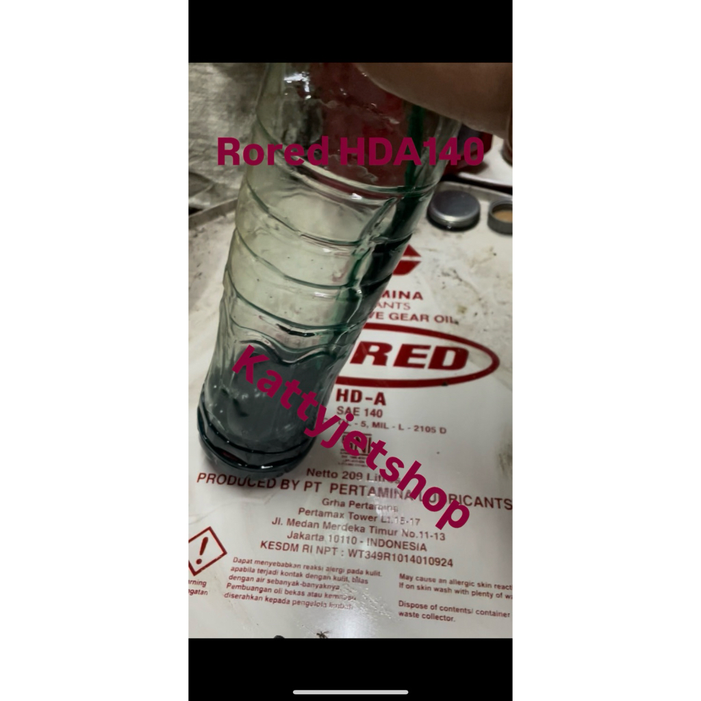 Oli rored HDA sae140 hda sae90 oli gardan gear  hda sae140 1liter repacking dijamin ori dari pertami