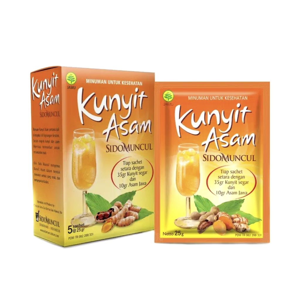 

Kunyit Asam Siidomuncul 5sachet Kunir Asem