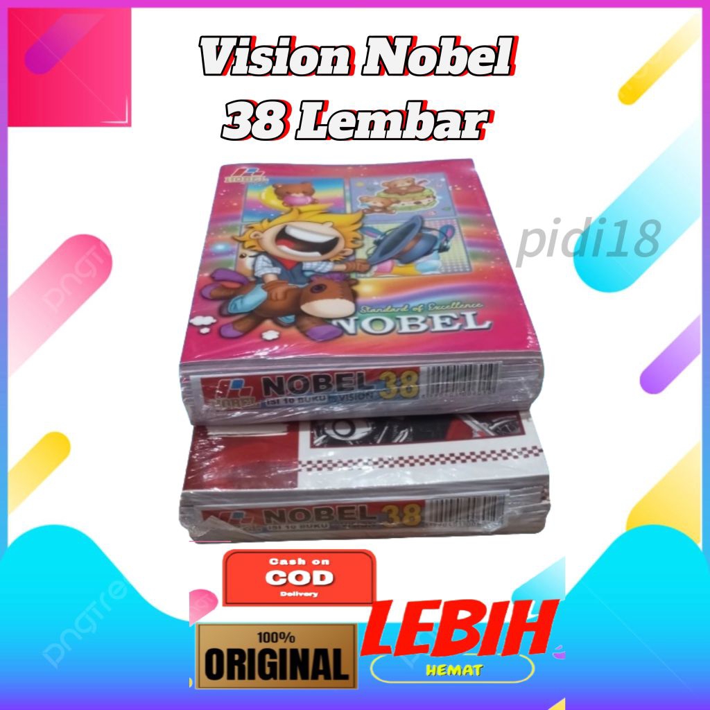 

BUKU VISION 38L 58L|| BUKU VISION BOXY 42L BOXY 36L|| VISION SUPER LOGOS||VISION NOBEL