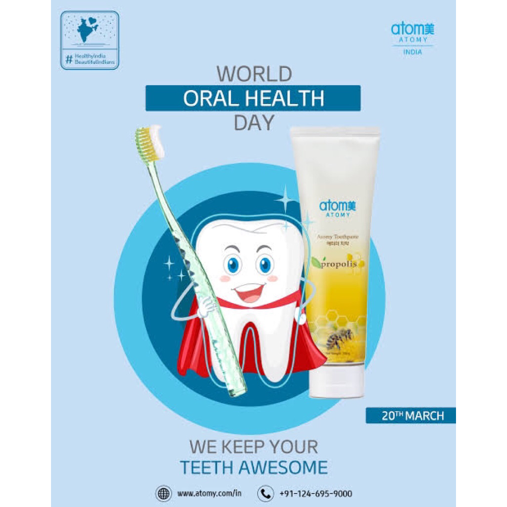 Set atomy toothbrush dan toosthpaste ( sikat dan pasta gigi )
