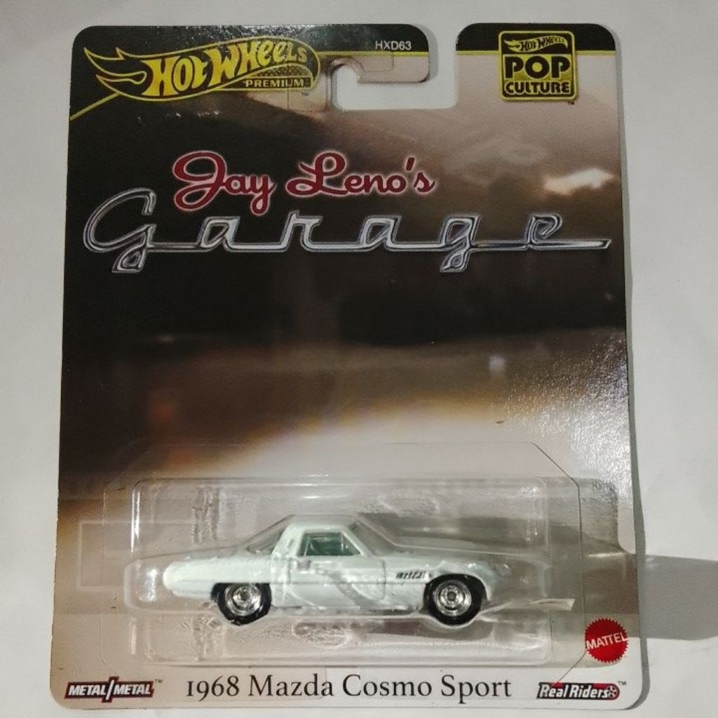 HW 1968 Mazda Cosmo Sport (ban karet n base besi)