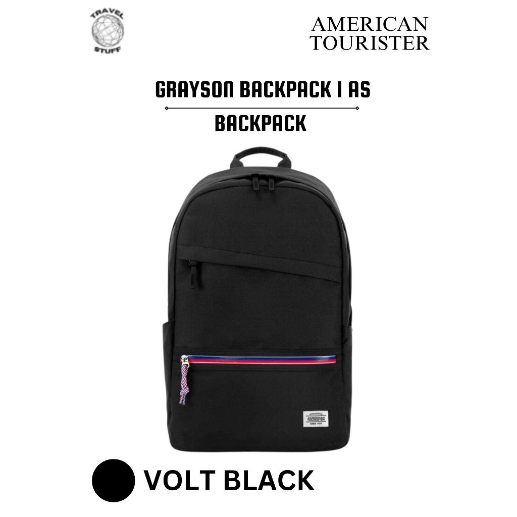 American Tourister Grayson Backpack 1 AS - American Tourister Backpack / Tas Laptop / Ransel