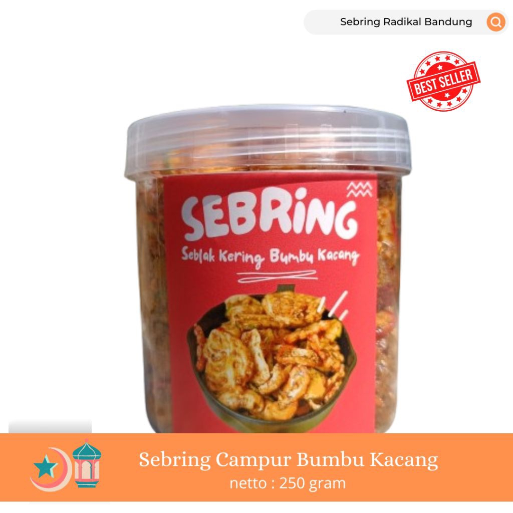 

SEBRING BUMBU KACANG - KHAS NUSANTRA - VIRAL - 250g