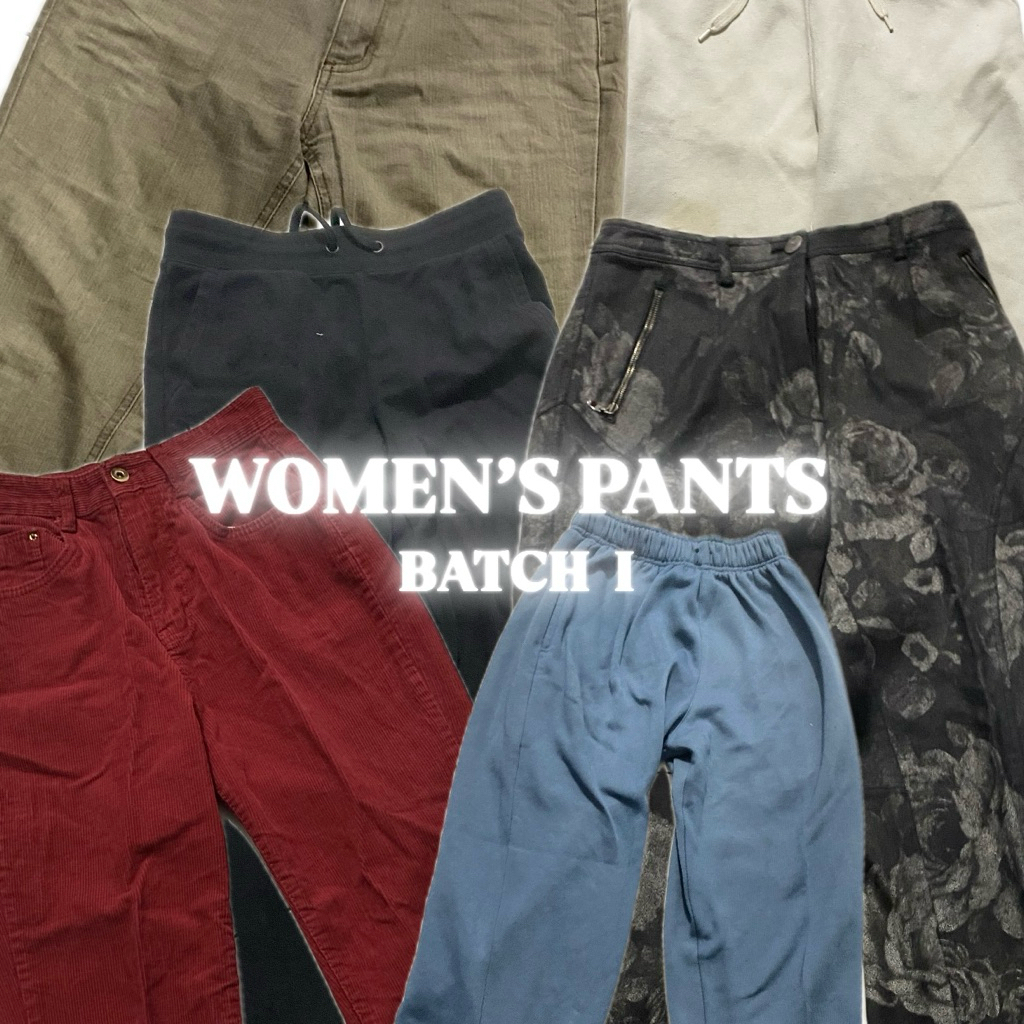 CELANA WANITA PRELOVED | PANTS | JEANS | DENIM | CUBRAY | BOOTCUT | SWEATPANTS | JOGGERS | CORDUROY