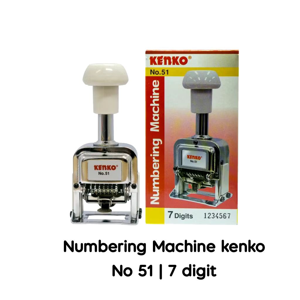 

Automatic Numbering Machine KENKO NO 51 | 7 digit