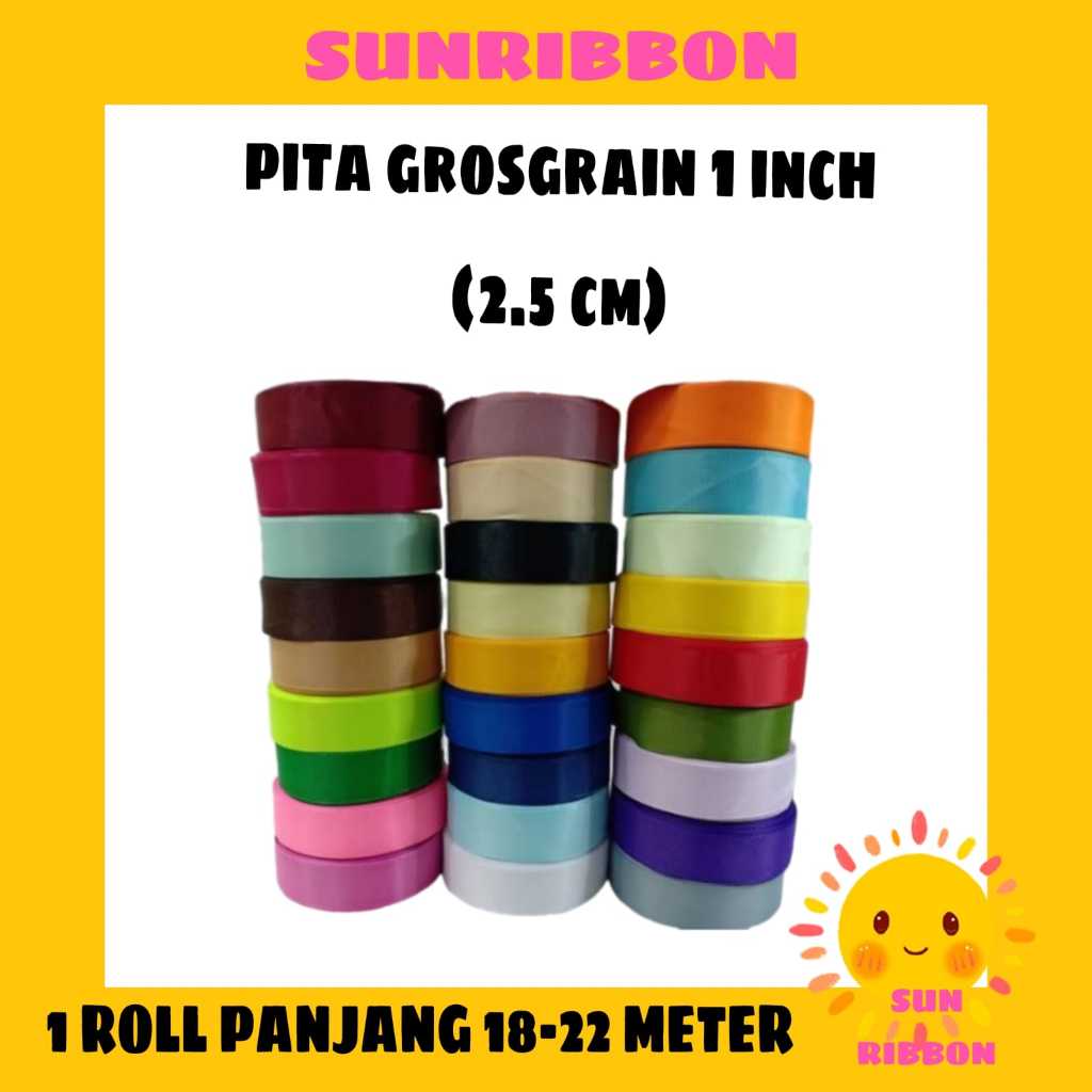 

PITA GROSGRAIN UKURAN 1 INCH (2.5cm)
