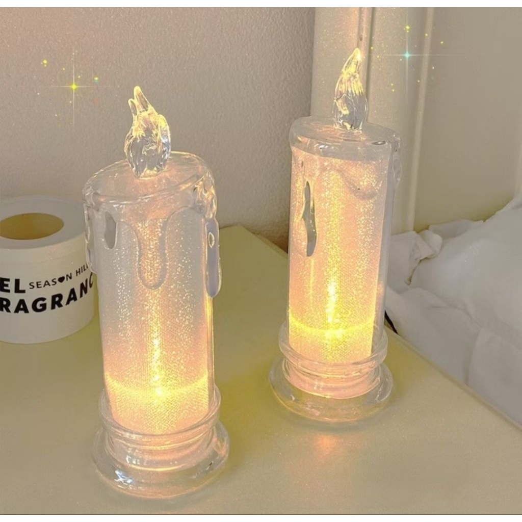 Lilin Elektrik Motif Electric Candle Lilin Lampu Lilin Elektrik