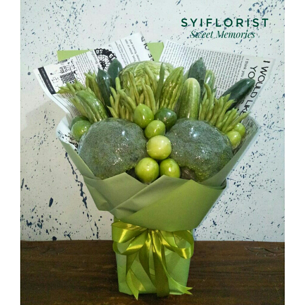 

BUKET SAYUR FULL WARNA HIJAU UNTUK HADIAH ULTAH, WISUDA, HARI IBU, HARI GURU, DLL