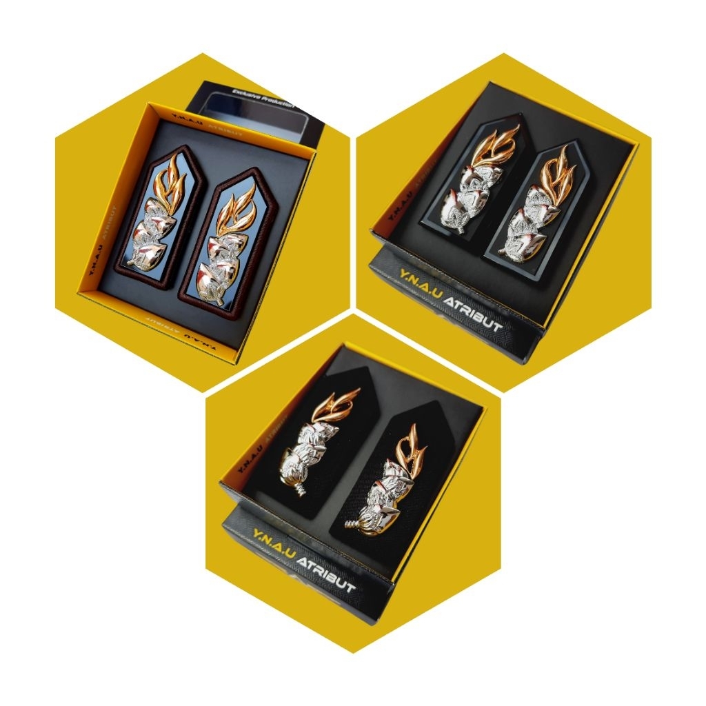 PIN MONOGRAM POLRI FULL MIKA AKRILIK / PIN MONOGRAM PDU POLRI /PIN  MONOGRAM POLRI FULL KAIN / PIN M