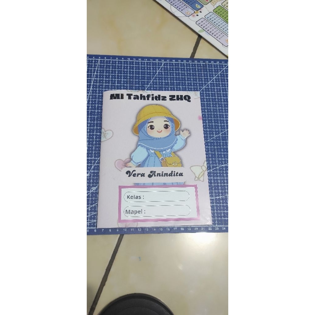 

sampul buku custom nama