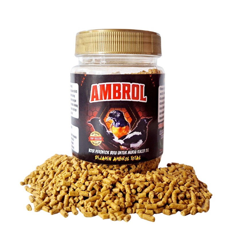 Megumiyee_ Ambrol Voer Coklat Perontok Bulu Burung Terjamin Ambrol Total Untuk Burung Murai Kacer