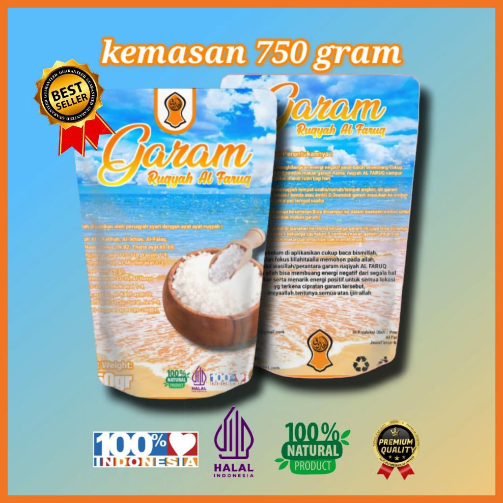 

garam alfaruq kemasan 750g