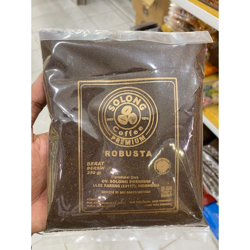 

Kopi Aceh Solong Robusta Premium 250gr - Oleh Oleh Khas Aceh